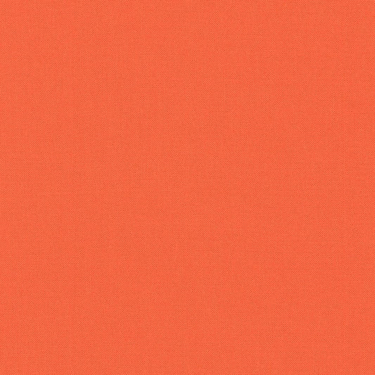 Kona Nectarine Orange Solid Robert Kaufman Cotton Fabric Kona-Nectarine-K001-496