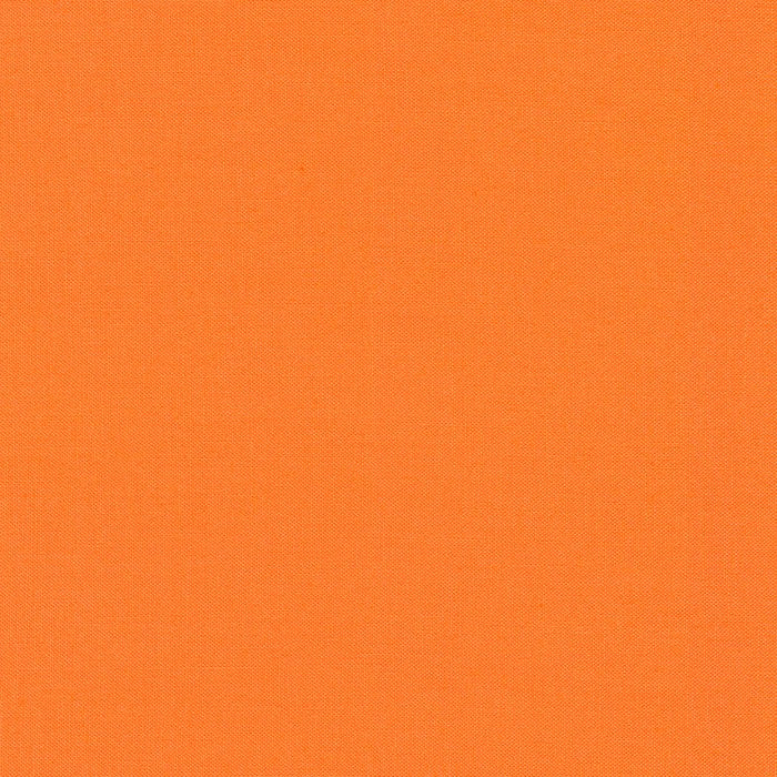 Kona Persimmon Orange Solid Robert Kaufman Cotton Fabric Kona-Persimmon-K001-84