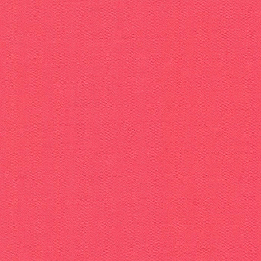 Kona Punch Pink Solid Robert Kaufman Cotton Fabric Kona-Punch-K001-447