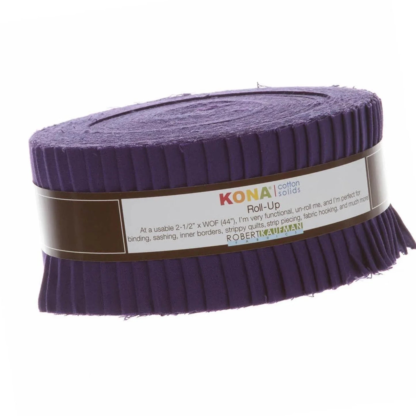 Kona Purple 2.5" Strips 40 pcs Robert Kaufman Cotton Fabric Kona-RU-324-40