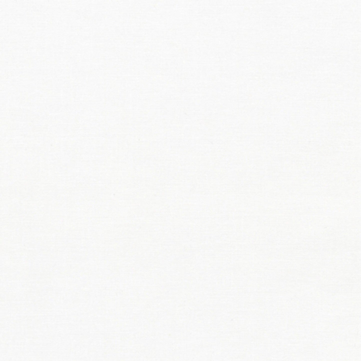 (SOLD PER BOLT) Kona White Solid Robert Kaufman Cotton Fabric Kona-White K001-1387-FB