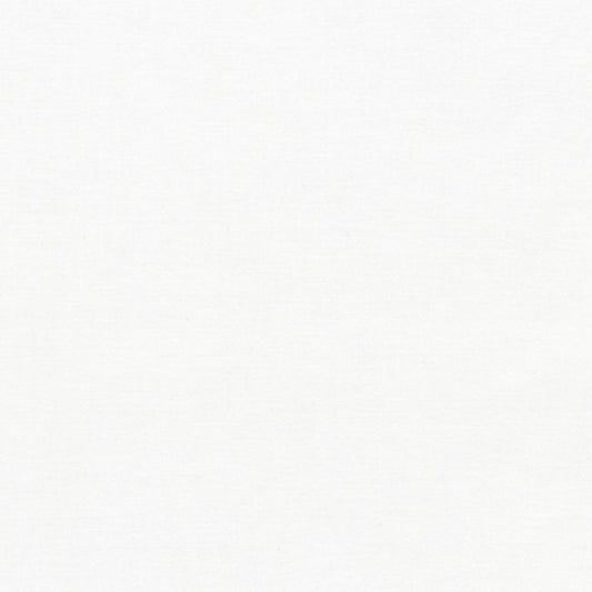 (SOLD PER BOLT) Kona White Solid Robert Kaufman Cotton Fabric Kona-White K001-1387-FB