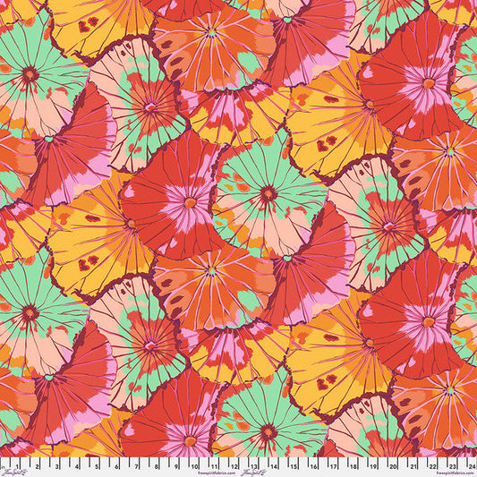 Lotus Leaf Citrus Classics Kaffe Fassett Collective Free Spirit Cotton Fabric FS-PWGP029.CITRU