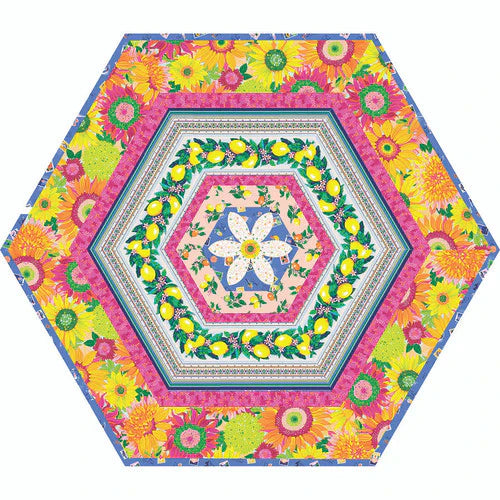 La Dolce Vita Garden Walk Table Topper Kit Stacy Peterson Free Spirit Fabrics  FS-KIT2QTST.GARDENWALK