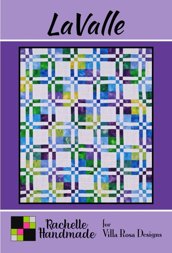 La Valle Quilt Pattern 48"x56" Rachelle Handmade Villa Rosa Designs VRD-LAVALLE
