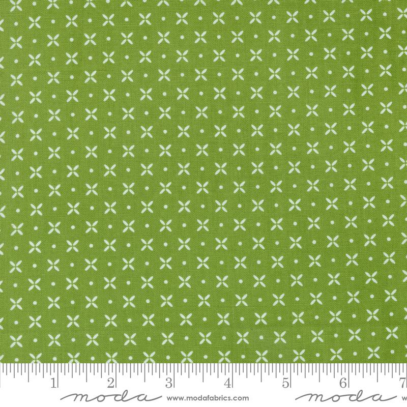 Laguna Sunrise Orange Peel Blenders Dot Fresh Grass Light Green Sherri & Chelsi Moda Cotton Fabric
