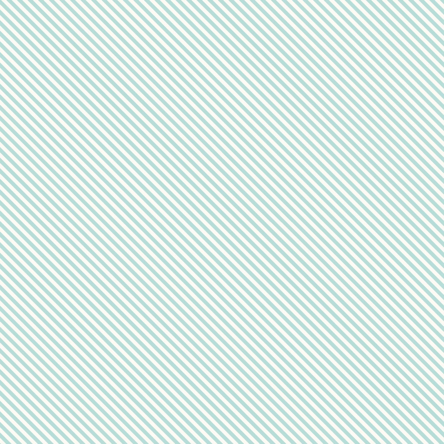 Lanai Bias Stripes Aqua Maywood Studio Cotton Fabric
