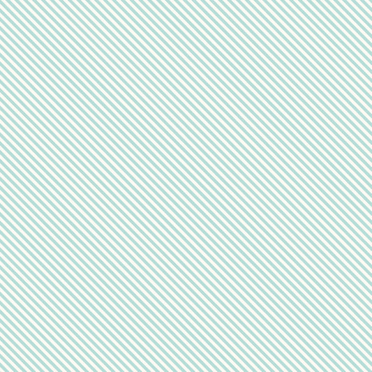 Lanai Bias Stripes Aqua Maywood Studio Cotton Fabric