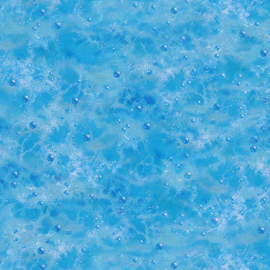Dolphin Falls Ocean Water Blue Sherry Vinston Elizabeth's Studio Cotton Fabric ES-1611-BLUE