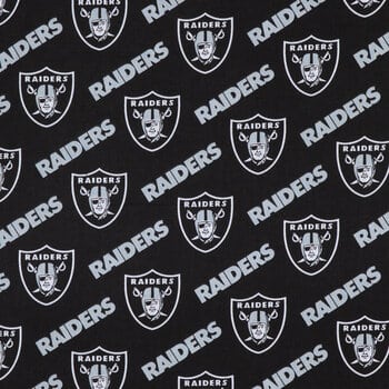 Las Vegas Raiders NFL Football Logo and Name 58" Fabric Traditions Cotton Fabric NFL-3513D