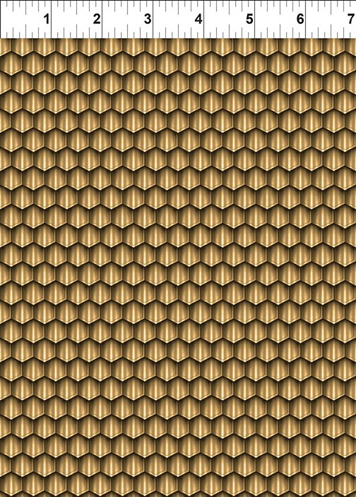 Legendary Journeys Armor Gold Jason Yenter In The Beginning Cotton Fabric