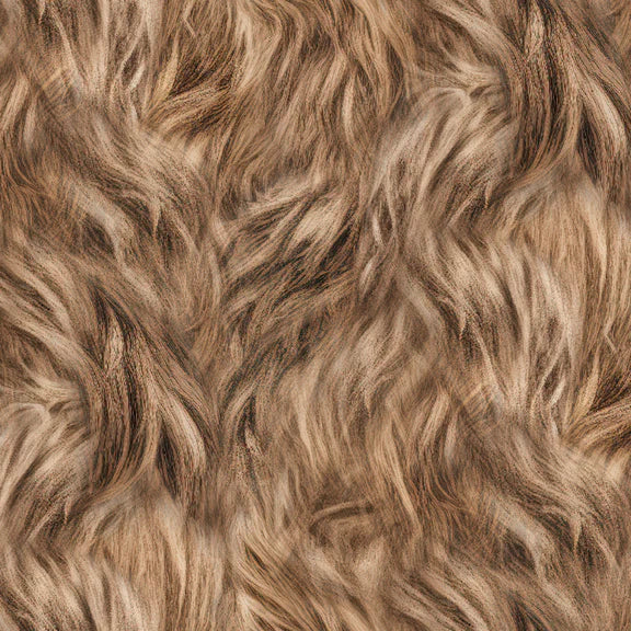 Legendary Loner Hairy Situation Brown Jim Baldwin 3 Wishes Cotton Fabric 3W-23815-BRN