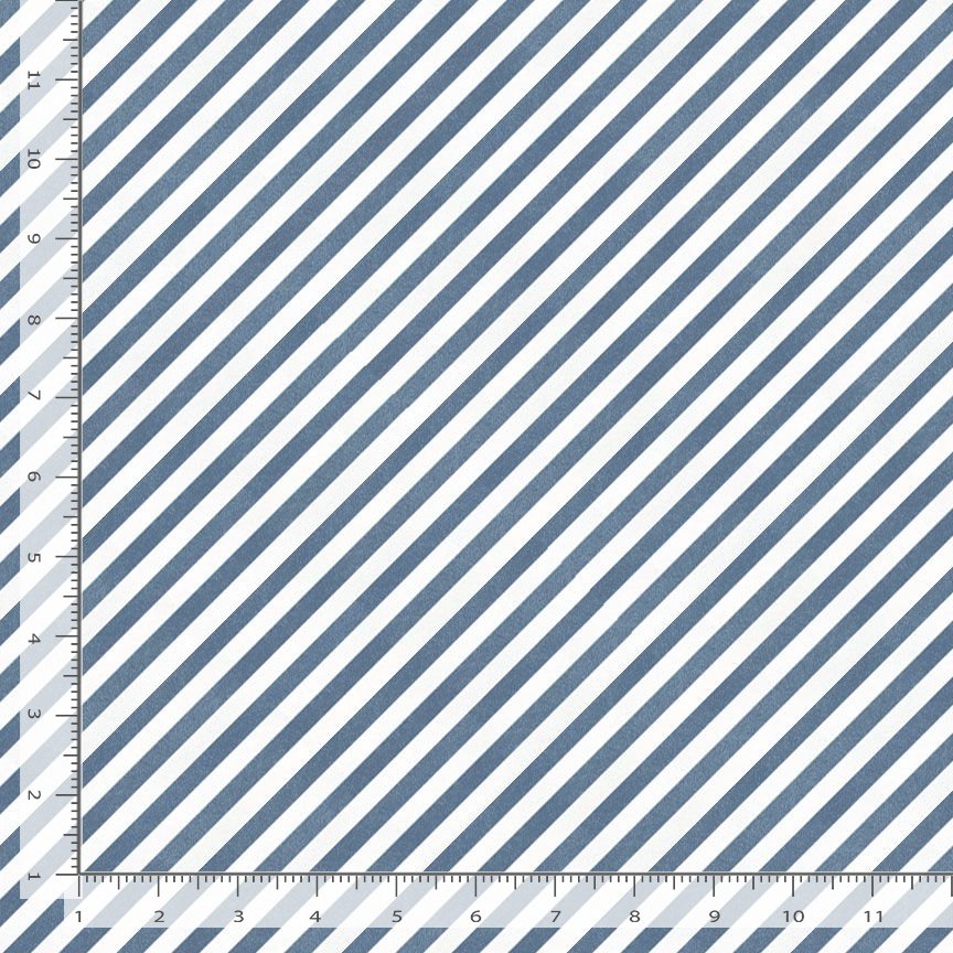 Let Your Light Shine Bias Stripe Blue Timeless Treasures Cotton Fabric TT-STRIPE-CD3978-BLUE