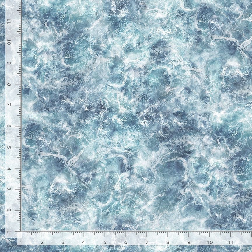 Let Your Light Shine Water Ocean Timeless Treasures Cotton Fabric TT-BEACH-CD3975-OCEAN