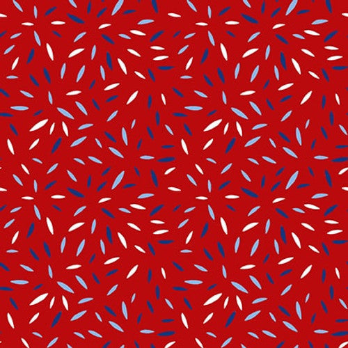 Liberty Specks Red Satin Moon Designs Blank Quilting Cotton Fabric