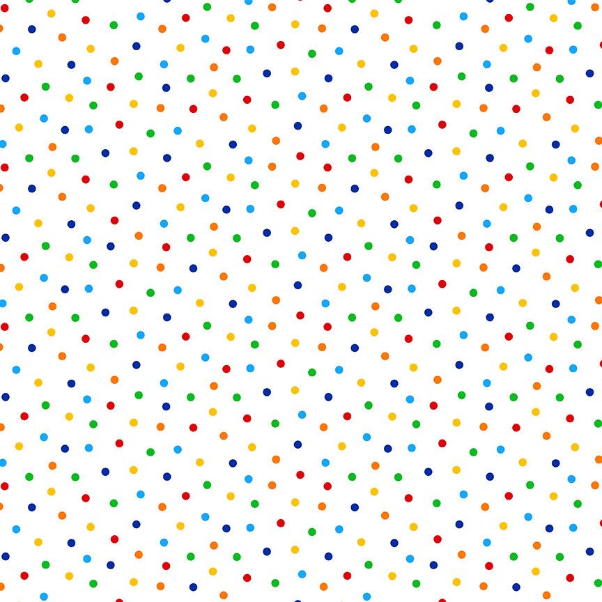 Light Box Polka Dots Confetti Timeless Treasures Cotton Fabric TT-DOT-CD1960-Confetti