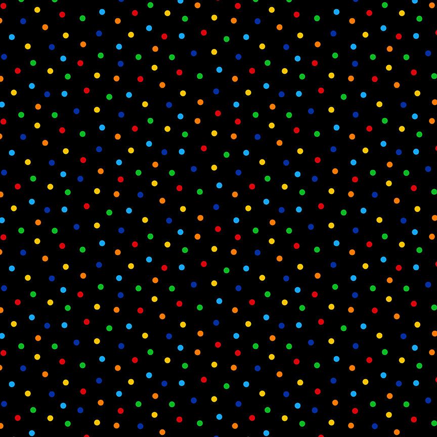 Light Box Polka Dots Multi Timeless Treasures Cotton Fabric