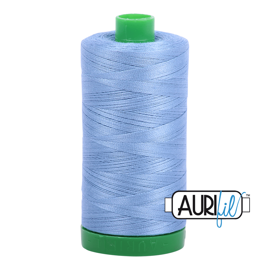 Light Delft Blue 40 wt 1094 yd Large Spool Aurifil Cotton Quilting Thread AF-MK40SC6-2720
