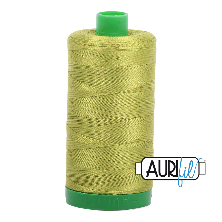 Light Leaf Green 40 wt 1094 yd Large Spool Aurifil Cotton Quilting Thread AF-MK40SC6-1147
