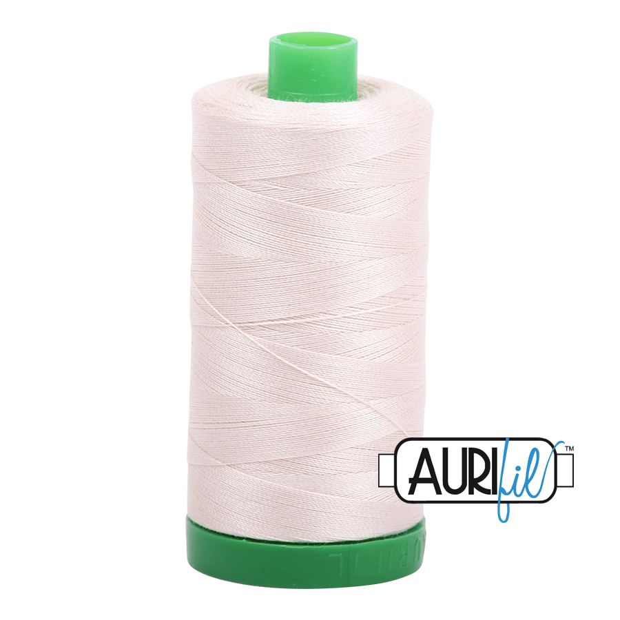 Light Strand Beige Sand 40 wt 1094 yd Large Spool Aurifil Cotton Quilting Thread AF-MK40SC6-2000