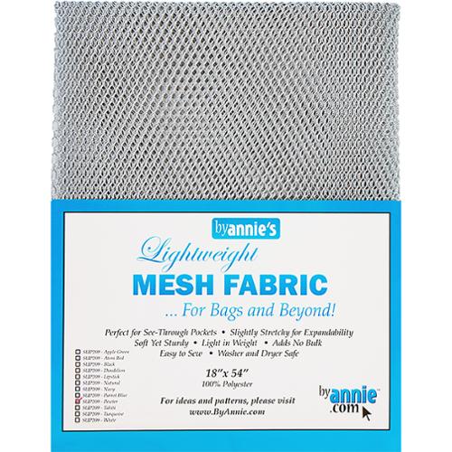 Lightweight Mesh Fabric Pewter Gray By Annie's 18”x 54” Polyester BYA-SUP209-PEWTER