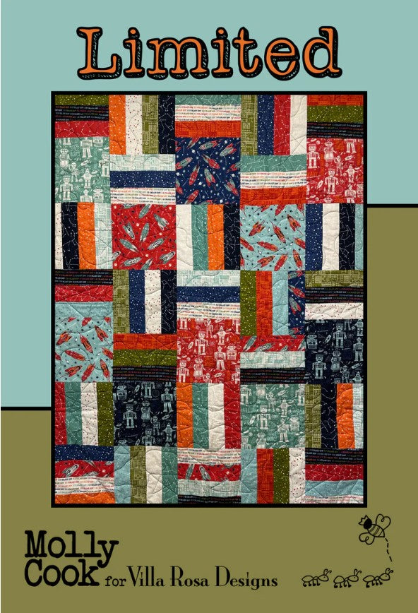 Limited Quilt Pattern 45"x59" Molly Cook Villa Rosa Designs VRD-LIMITED