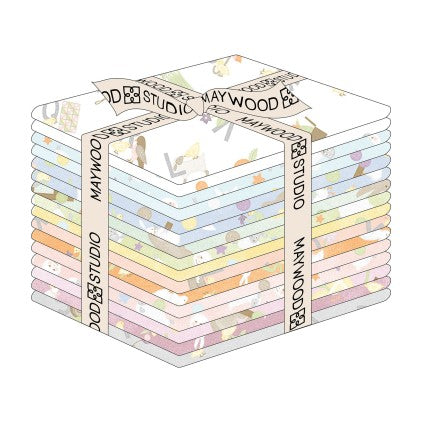 Little Chicks Fat Quarter Bundle 18"x22" 16pcs Bonnie Sullivan Maywood Studio Cotton FLANNEL Fabric