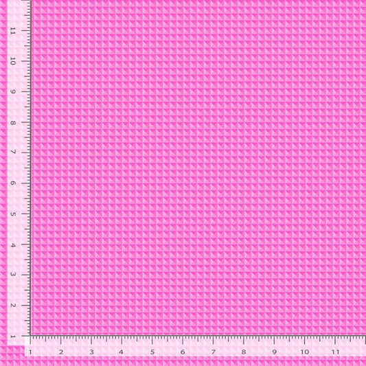 Live Boldly 3D Grid Geometric Blender Fuchsia Charisma Horton Timeless Treasures Cotton Fabric TT-CHARISMA-CD2920-FUCHSIA