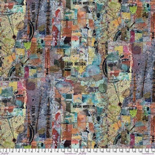 Live Out Loud Look Within Cornucopia Multi Seth Apter Free Spirit Cotton Fabric FS-PWSE016.CORNUCOPIA