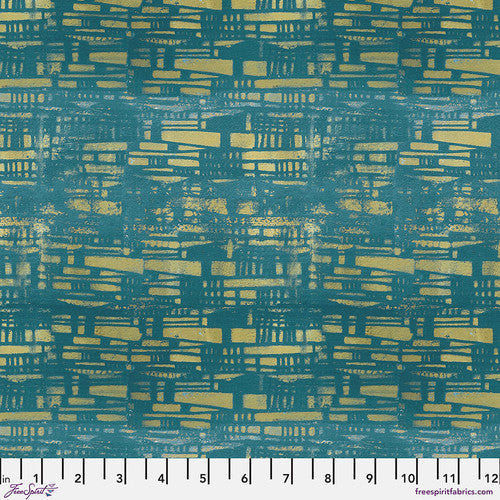 Live Out Loud Major Chord Jade Green Seth Apter Free Spirit Cotton Fabric FS-PWSE026.JADE
