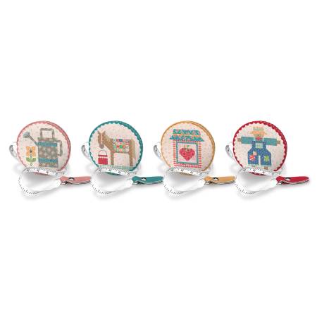 Lori Holt Farmer's Daughter Tape Measure Display designed by Lori Holt for Riley Blake Designs RB-ST-46795
