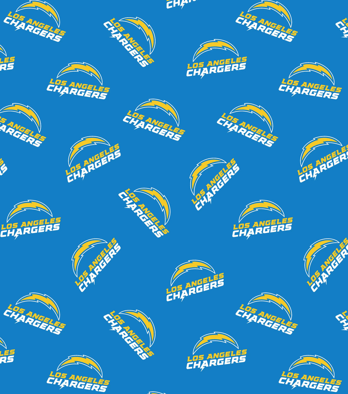 Los Angeles Chargers NFL Football Logo Fabric Traditions Cotton Fabric NFL-70654DN