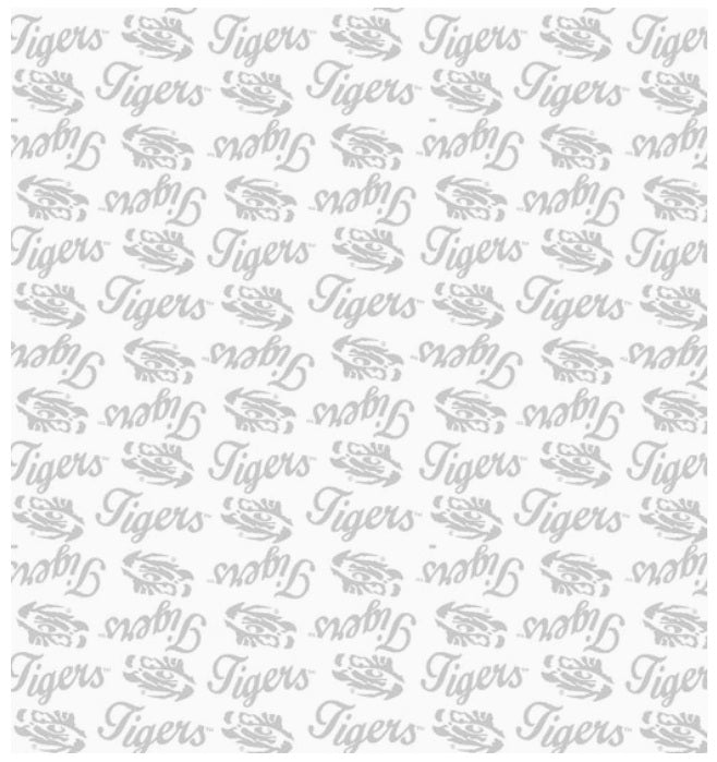 Louisiana State Tigers NCAA College White on White Mini Pigment Sykel Enteprises Cotton Fabric LSU-1393-W