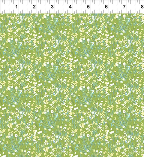 Lovelies Amelia Green In the Beginning Fabrics Cotton Fabric ITB-11LOV-1