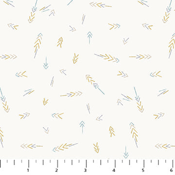 Lucky Day Arrows Cream Jillian Philips Figo Cotton FLANNEL Fabric