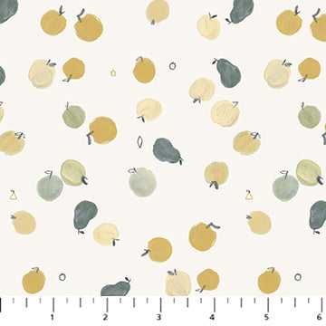 Lucky Day Fruits Cream Jillian Philips Figo Cotton FLANNEL Fabric