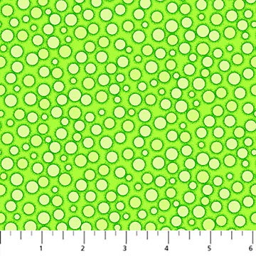 Lucky Spot Green Patrick Lose Northcott Cotton Fabric