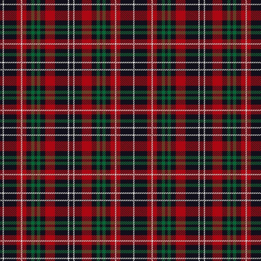 Lumberjack Gnomes Lumberjack Plaid Multi Gail Cadden Timeless Treasures Cotton Fabric