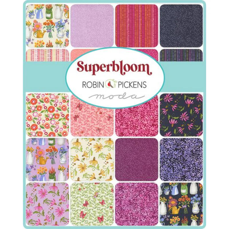Superbloom 10" Squares Layer Cake 42pcs Robin Pickens Moda Cotton Fabric MD-48780LC