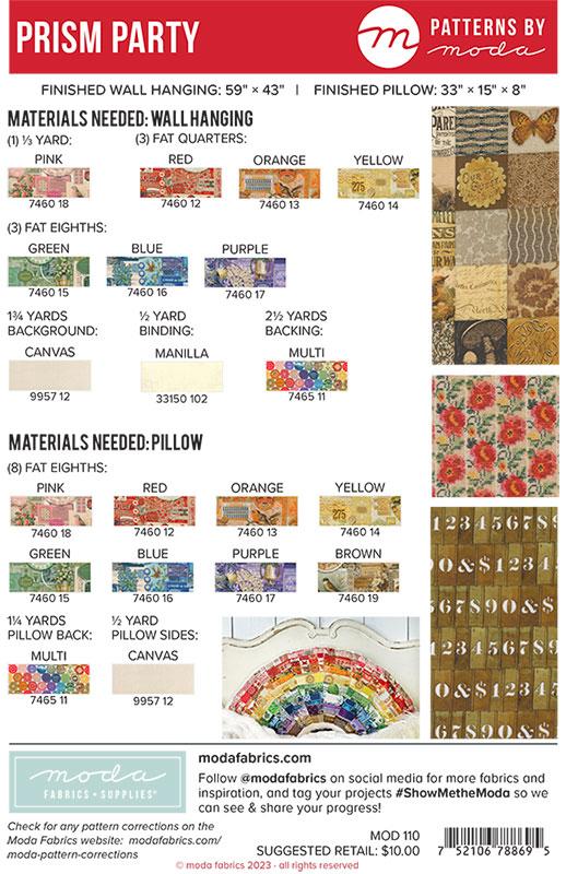Prism Party Home Decor Pattern Moda MD-MOD-110