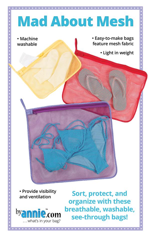 Mad About Mesh Bag Patterns By Annie's
