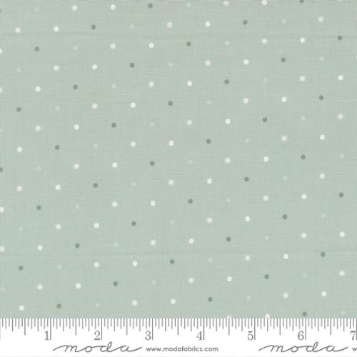 Magic Dot 108" Wide back Robin's Egg White Green Lella Boutique Moda Cotton Fabric MD-108026-64