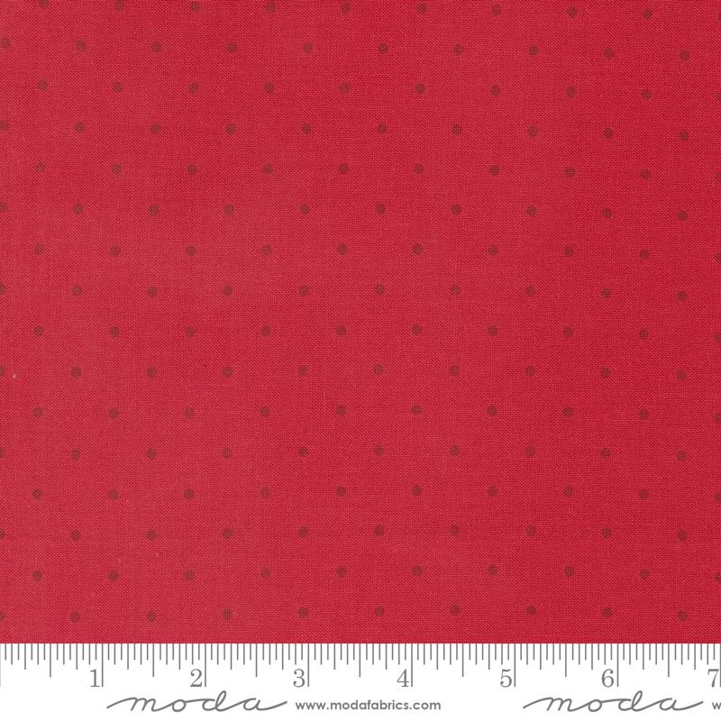 Magic Dot Blender Dots Cherry Red Lella Boutique Moda Cotton Fabric