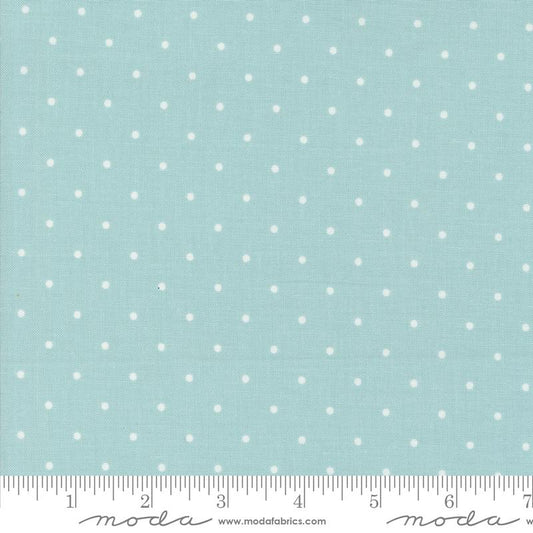 Magic Dot Blender Dots Cotton Candy Aqua Blue Lella Boutique Moda Cotton Fabric