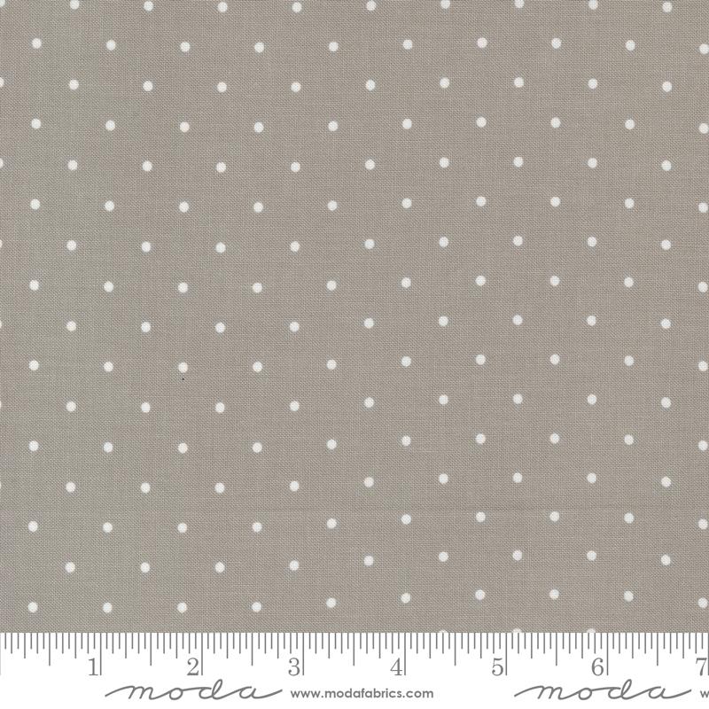 Magic Dot Blender Dots Dove Gray Lella Boutique Moda Cotton Fabric
