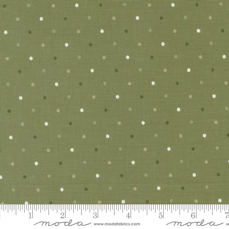 Magic Dot Blender Dots Fern Light Green Lella Boutique Moda Cotton Fabric