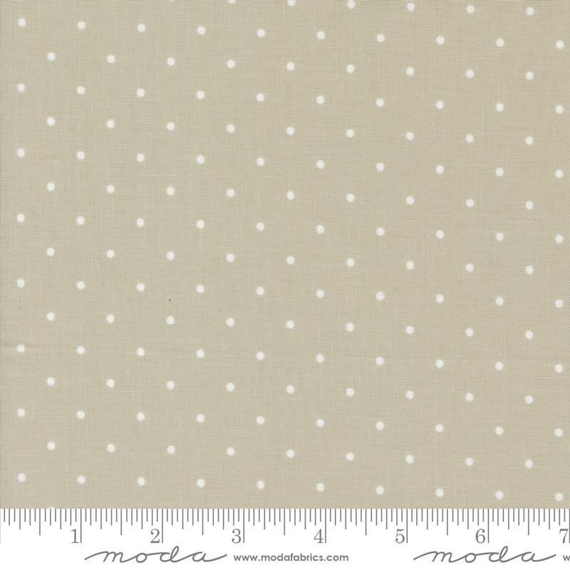 Magic Dot Blender Dots Flax Tan Lella Boutique Moda Cotton Fabric