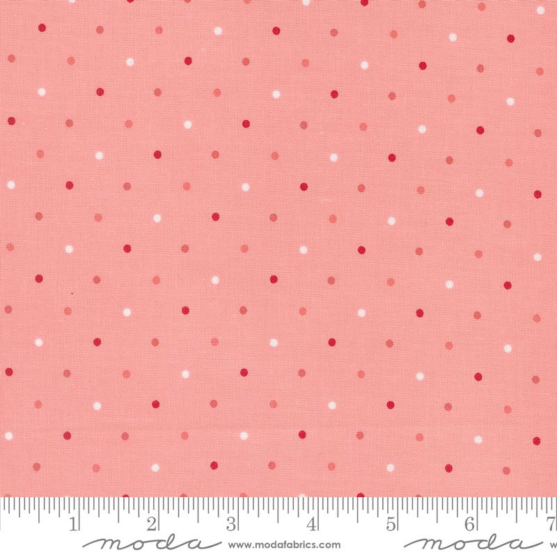 Magic Dot Blender Dots Lemonade Pink Lella Boutique Moda Cotton Fabric