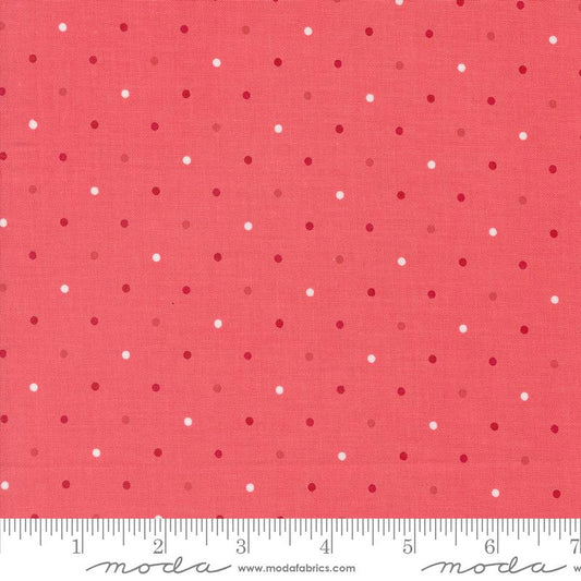 Magic Dot Blender Dots Raspberry Dark Pink Lella Boutique Moda Cotton Fabric