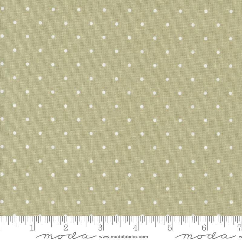 Magic Dot Blender Dots Sage Light Green Lella Boutique Moda Cotton Fabric